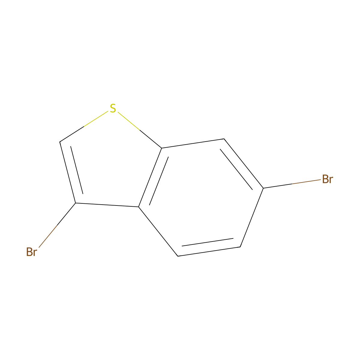3,6-Dibromobenzo[B]thiophene molecular structure, CAS 1426082-37-2