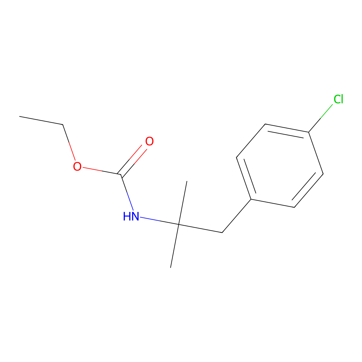 Cloforex molecular structure, CAS 14261-75-7