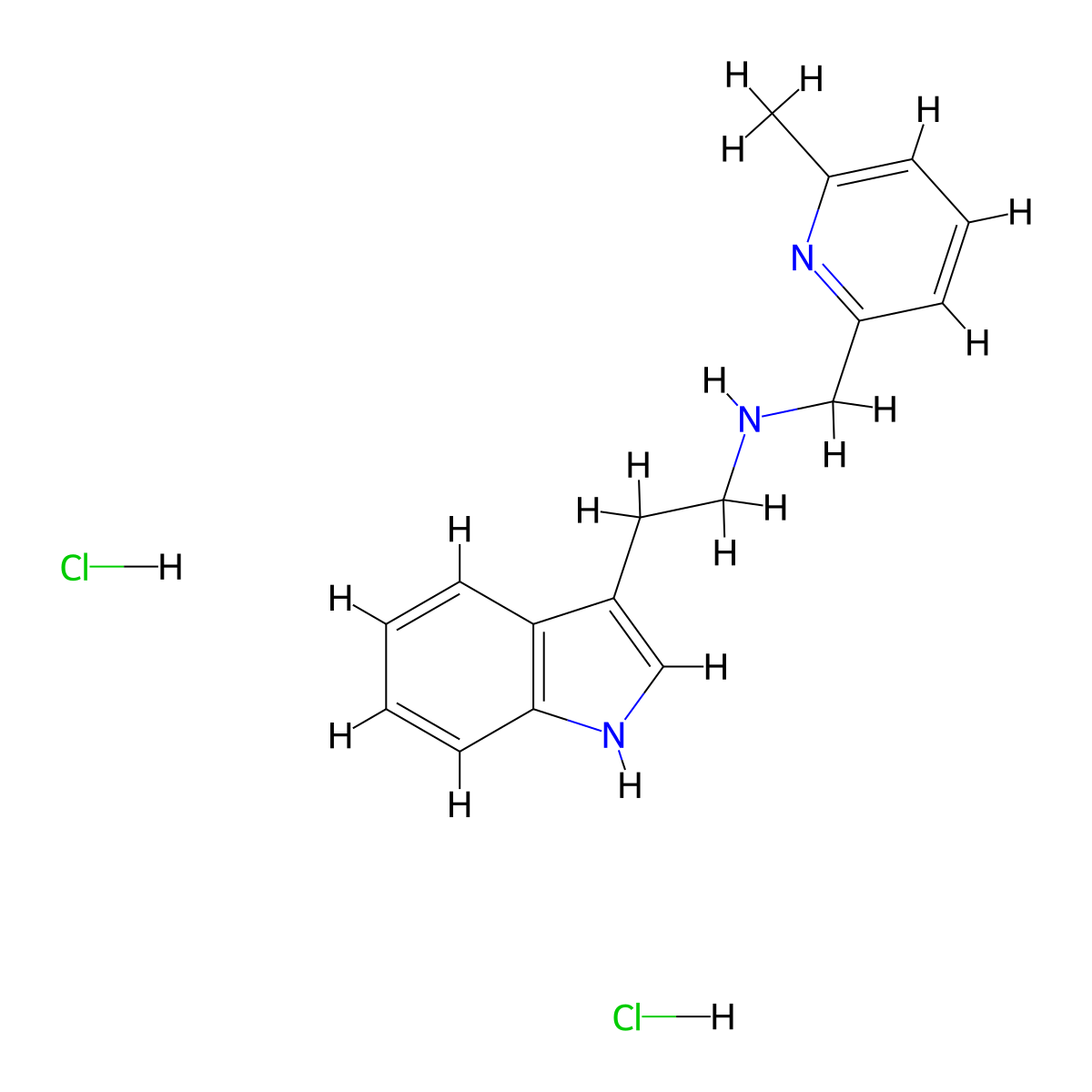 [2-(1H-Indol-3-yl)ethyl][(6-methylpyridin-2-yl)methyl]amine dihydrochloride molecular structure, CAS 1426142-95-1