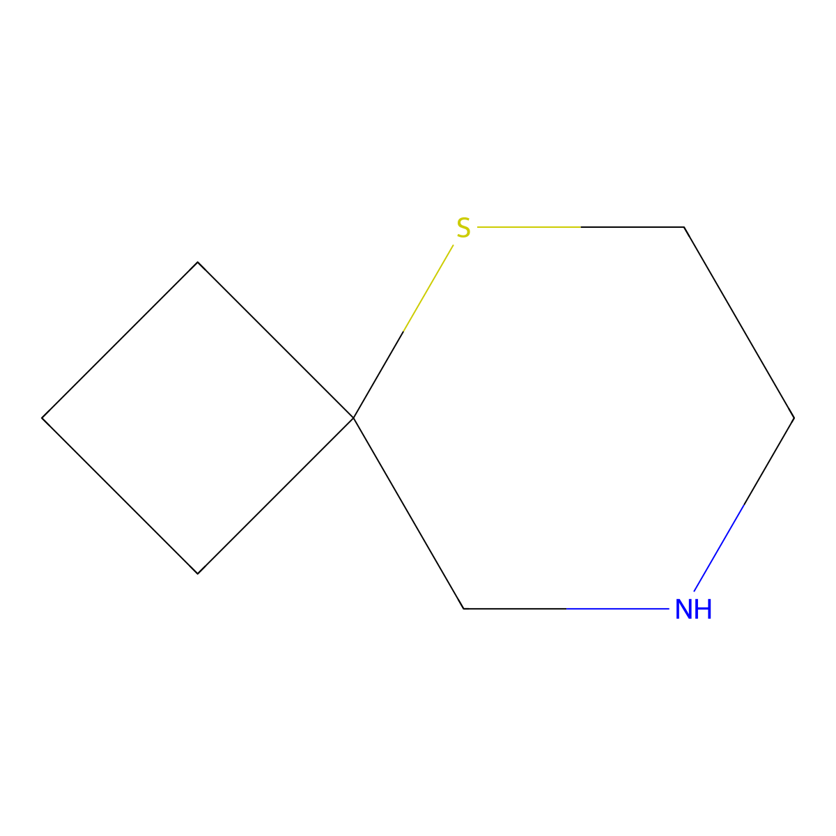 5-Thia-8-azaspiro[3.5]nonane molecular structure, CAS 1426143-91-0