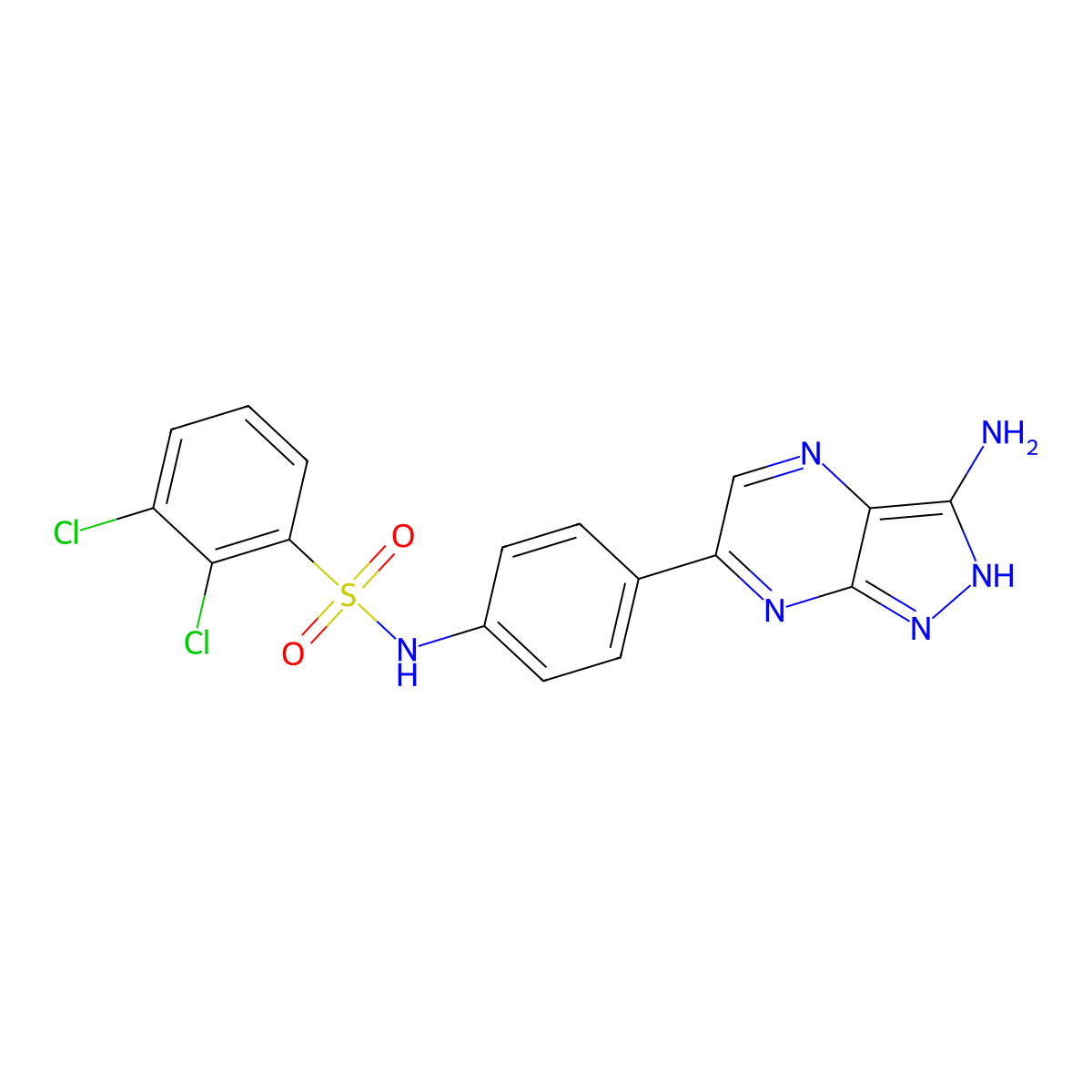 SGK1 inhibitor molecular structure, CAS 1426214-51-8