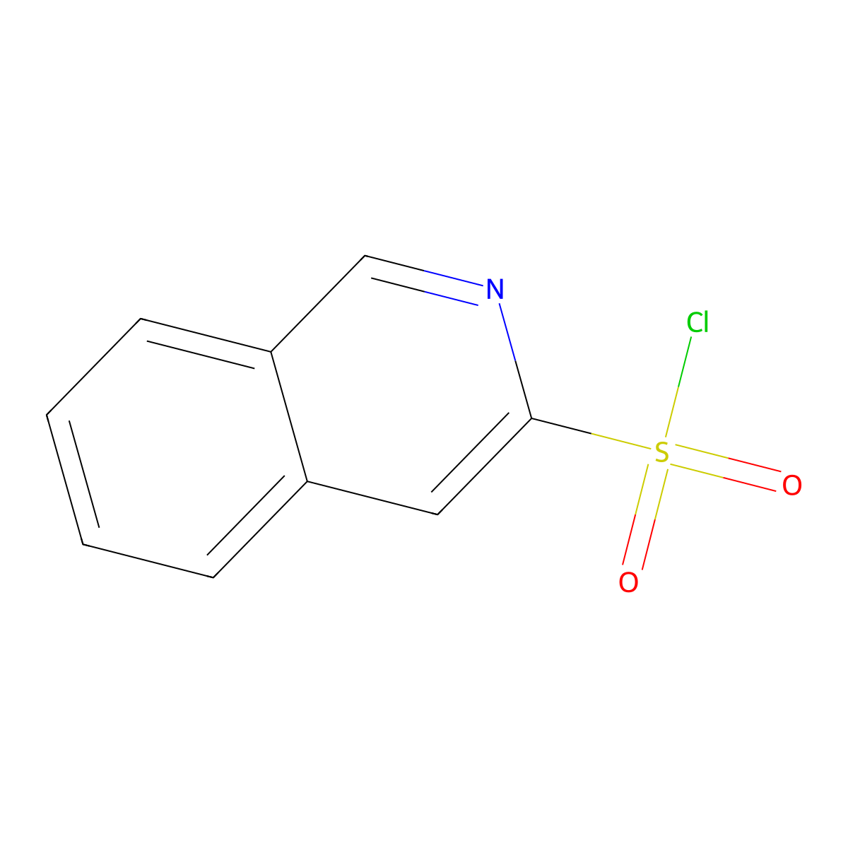 Isoquinoline-3-sulfonyl chloride molecular structure, CAS 1426231-94-8