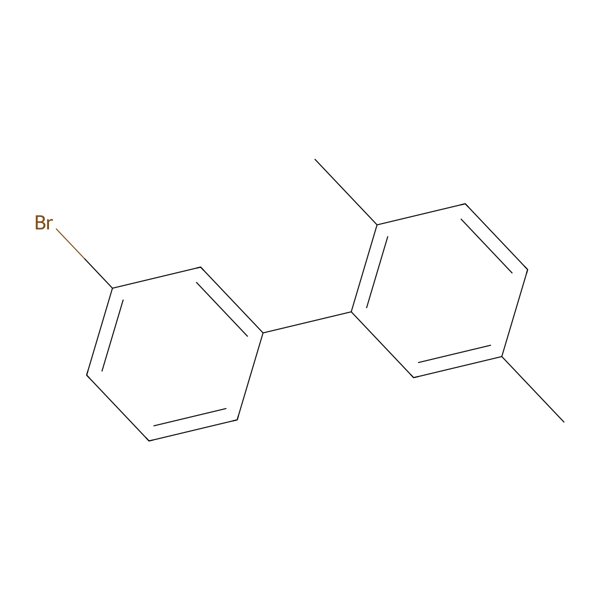 3-Bromo-2',5'-dimethylbiphenyl molecular structure, CAS 1426243-60-8