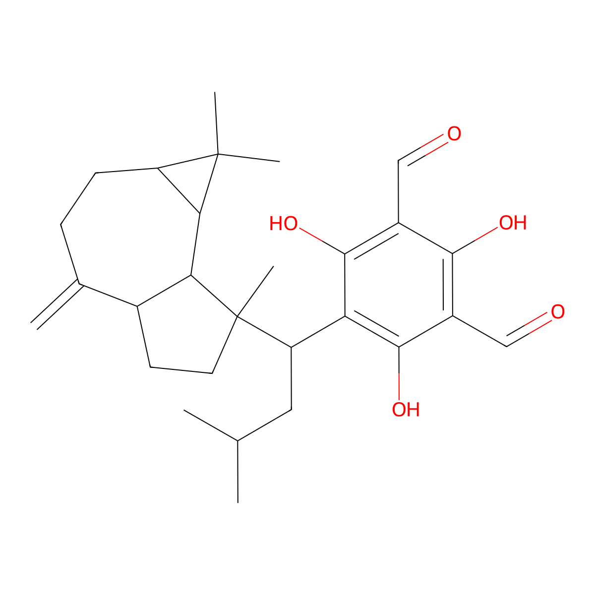 Macrocarpal C molecular structure, CAS 142628-53-3
