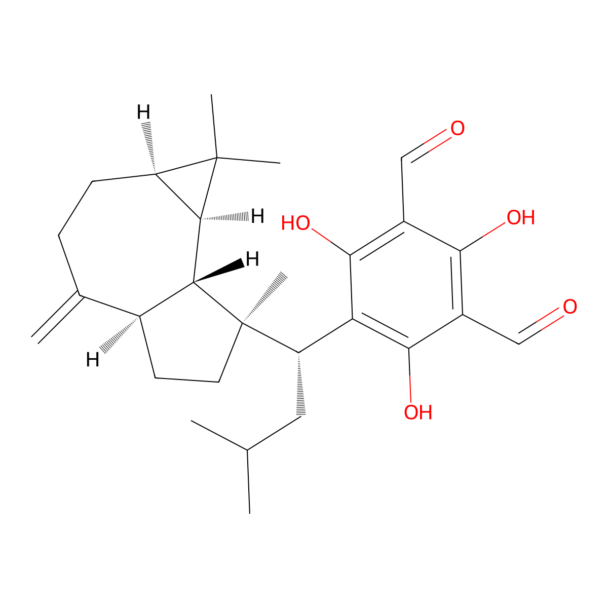 Macrocarpal C molecular structure, CAS 142628-53-3