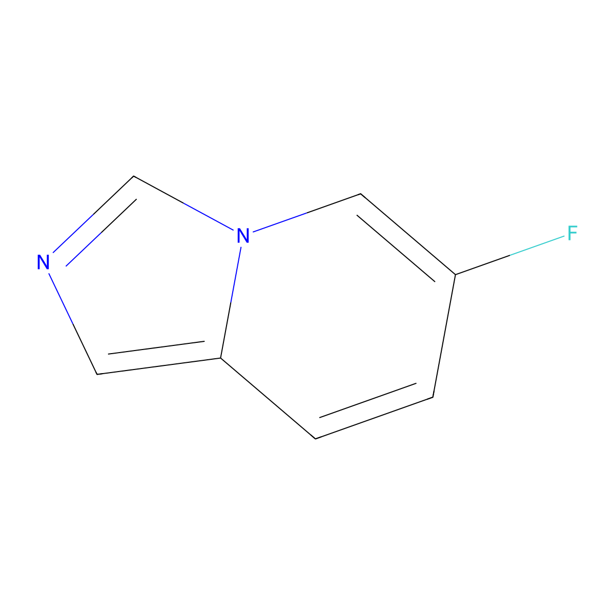 6-Fluoroimidazo[1,5-A]pyridine molecular structure, CAS 1426421-17-1