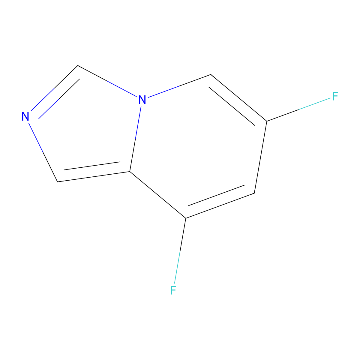 6,8-Difluoroimidazo[1,5-A]pyridine molecular structure, CAS 1426421-19-3