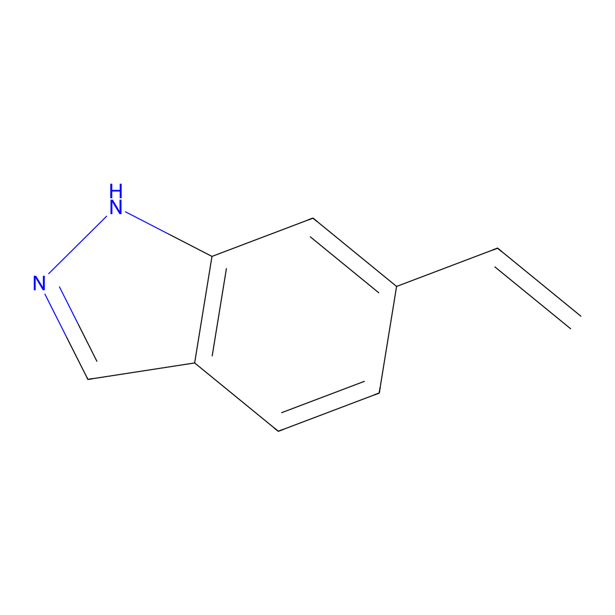 6-vinyl-1H-indazole molecular structure, CAS 1426422-12-9