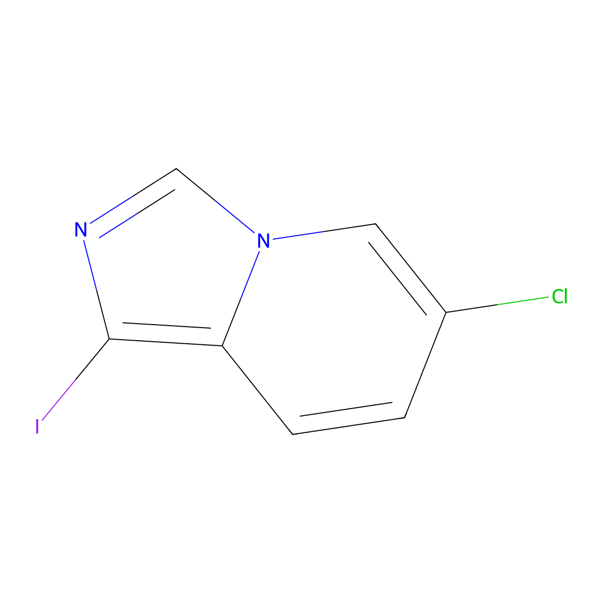 6-Chloro-1-iodoimidazo[1,5-A]pyridine molecular structure, CAS 1426424-81-8