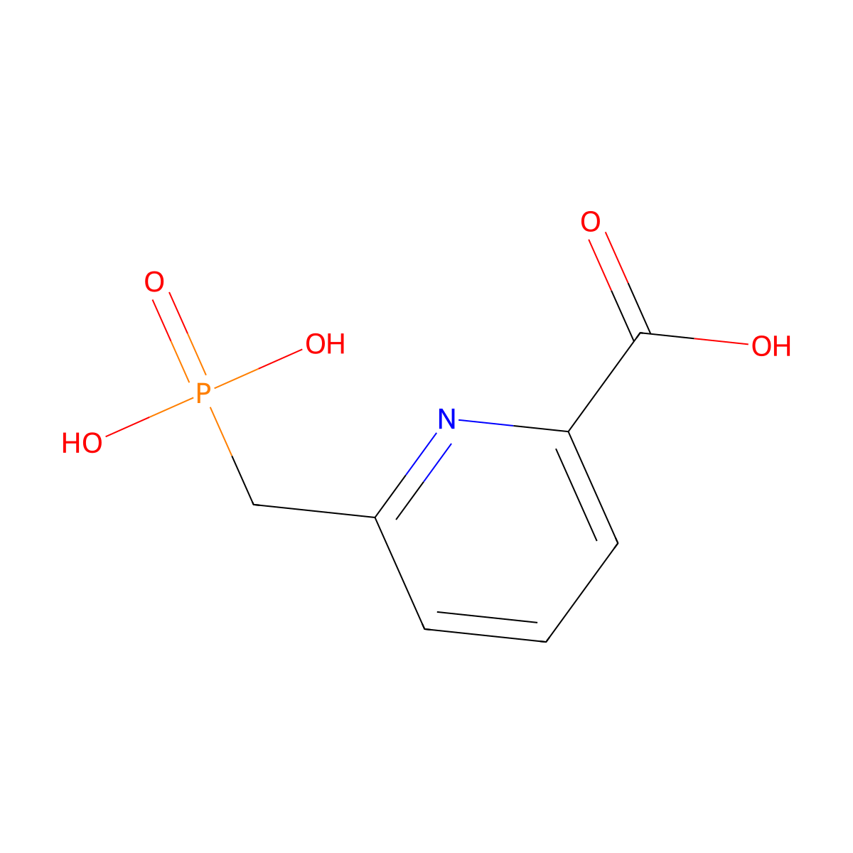 6-(Phosphonomethyl)pyridine-2-Carboxylic Acid molecular structure, CAS 142646-16-0