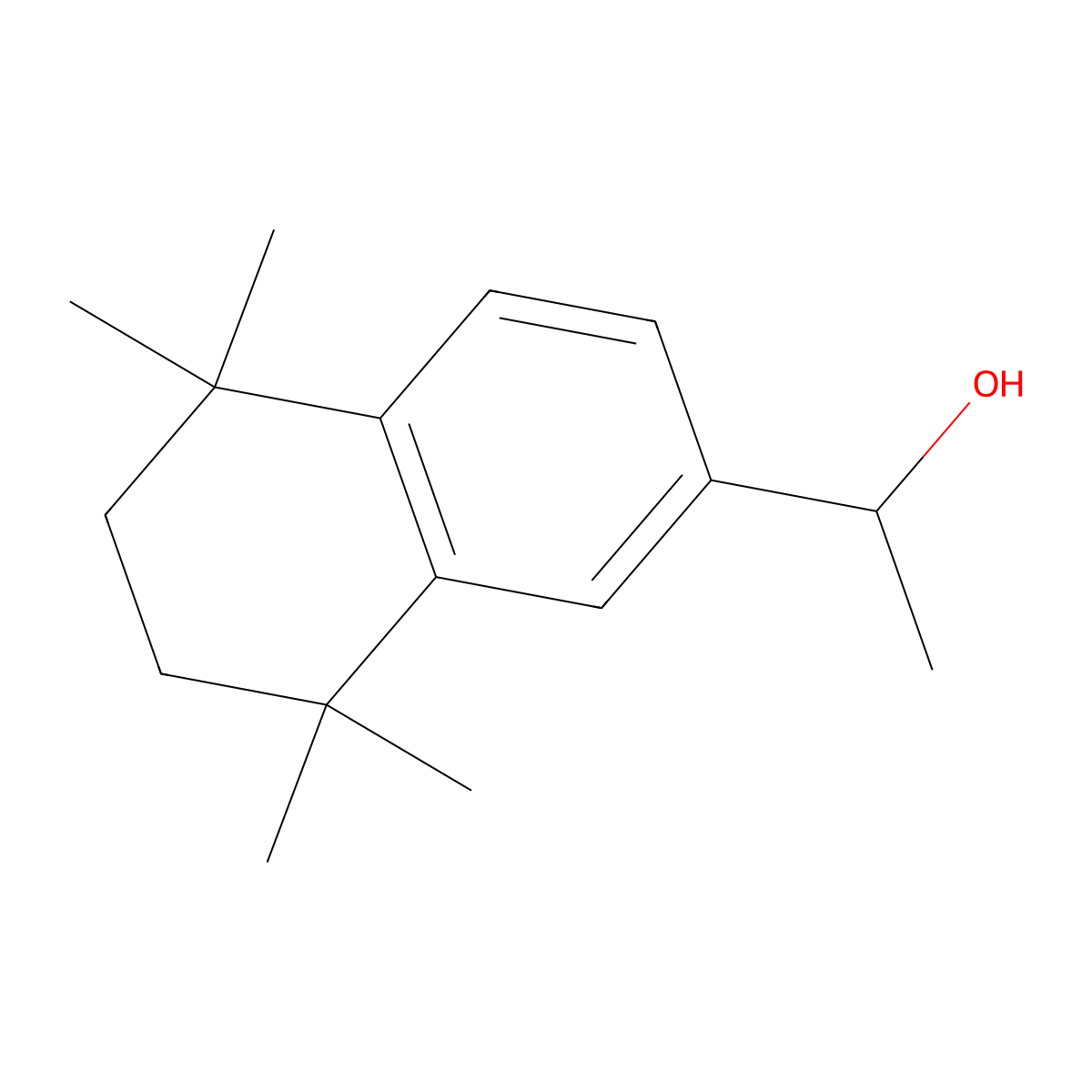 (R)-1-(5,5,8,8-tetramethyl-5,6,7,8-tetrahydronaphthalen-2-yl)ethan-1-ol molecular structure, CAS 142651-53-4