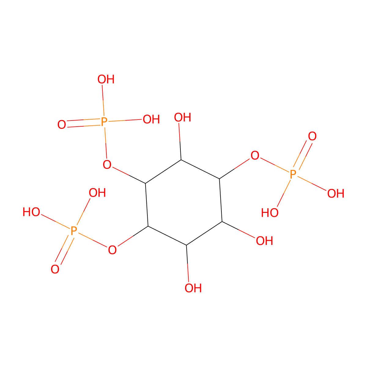 Ins(1,4,5)P3 molecular structure, CAS 142656-03-9