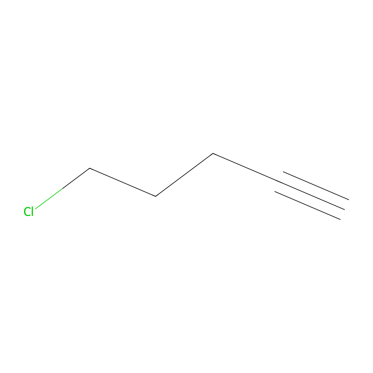 1-Pentyne, 5-chloro- molecular structure, CAS 14267-92-6