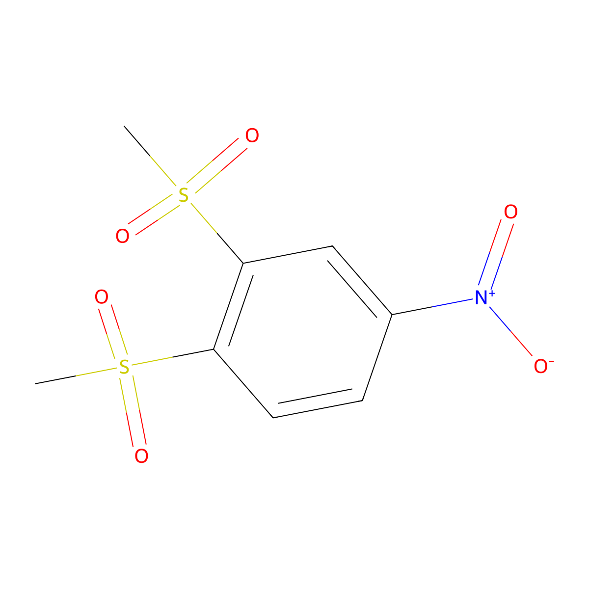 1,2-Dimethanesulfonyl-4-nitrobenzene molecular structure, CAS 1426958-34-0