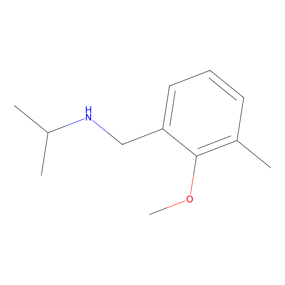 N-(2-Methoxy-3-methylbenzyl)propan-2-amine molecular structure, CAS 1427013-14-6