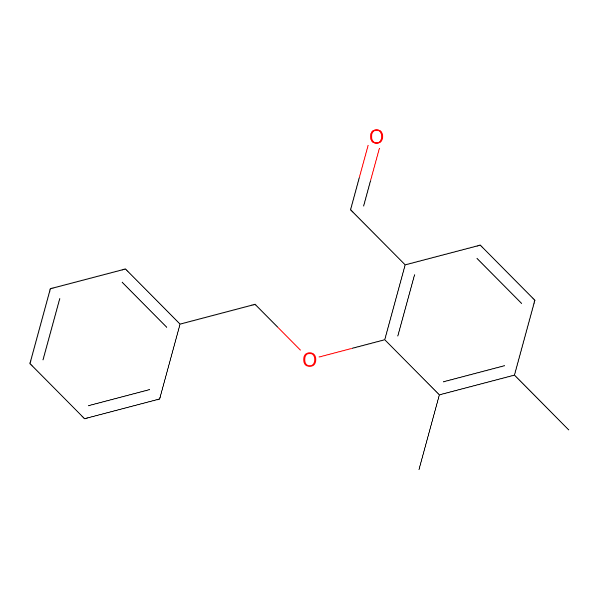 2-(Benzyloxy)-3,4-dimethylbenzaldehyde molecular structure, CAS 1427020-11-8
