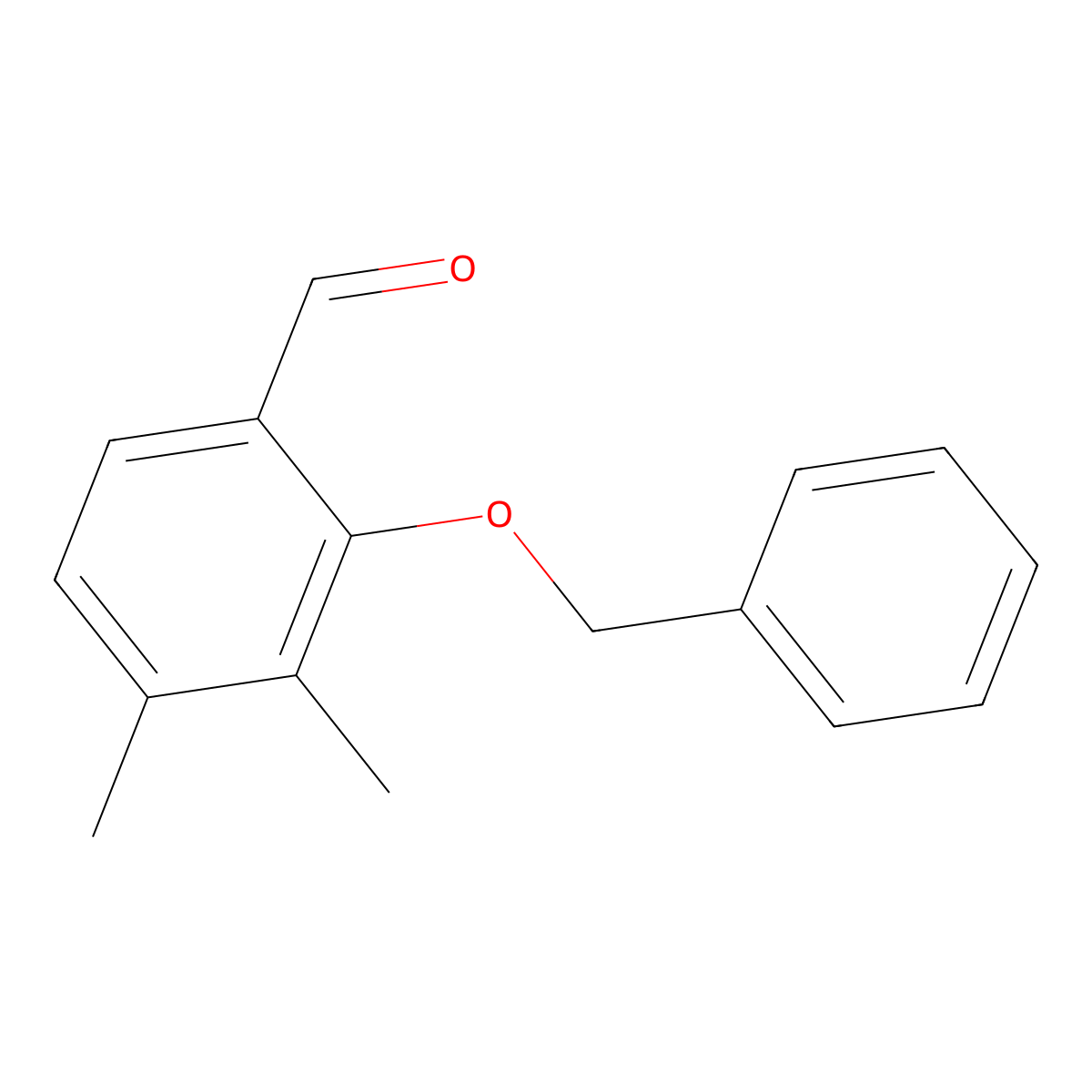 2-(Benzyloxy)-3,4-dimethylbenzaldehyde molecular structure, CAS 1427020-11-8