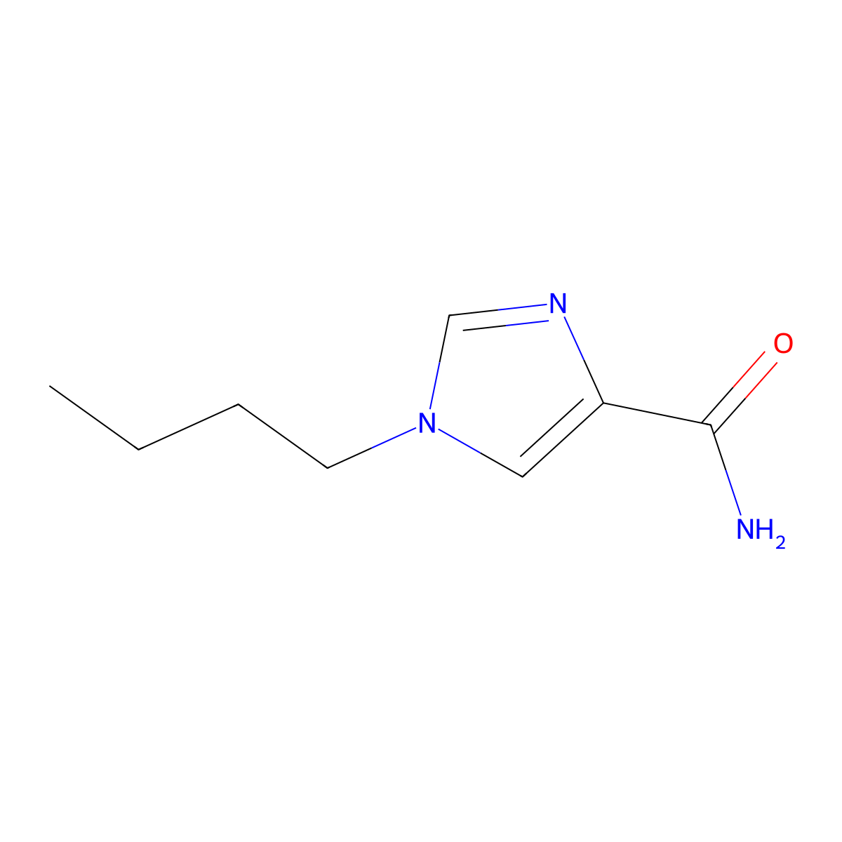1-Butyl-1H-imidazole-4-carboxamide molecular structure, CAS 1427020-83-4