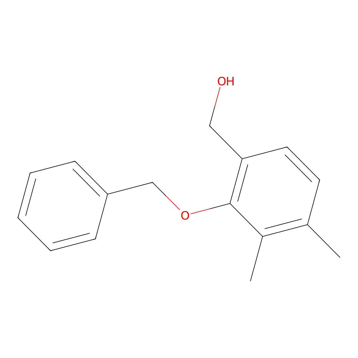 (2-(Benzyloxy)-3,4-dimethylphenyl)methanol molecular structure, CAS 1427021-41-7