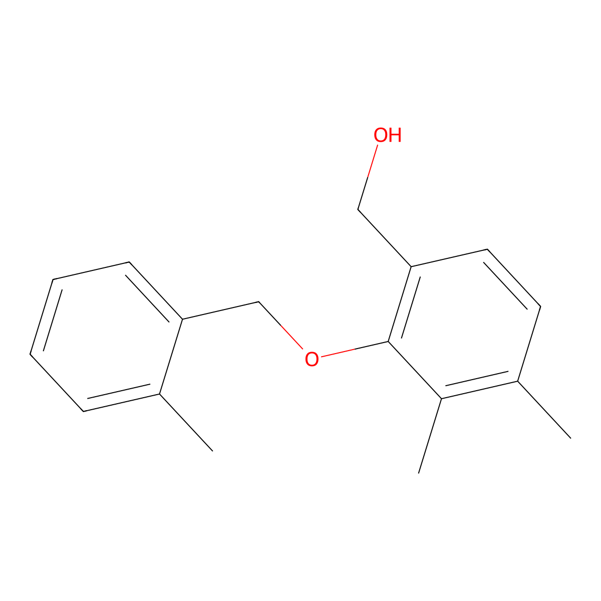 [3,4-Dimethyl-2-(2-methyl-benzyloxy)-phenyl]-methanol molecular structure, CAS 1427021-50-8