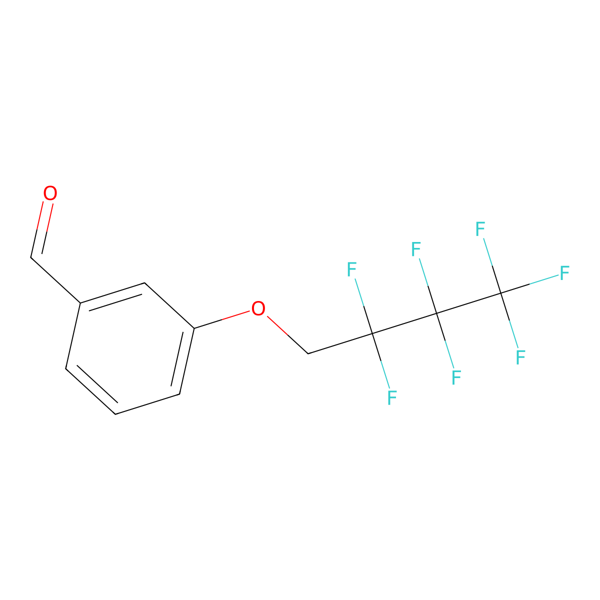 3-(2,2,3,3,4,4,4-Heptafluorobutoxy)benzaldehyde molecular structure, CAS 1427023-41-3