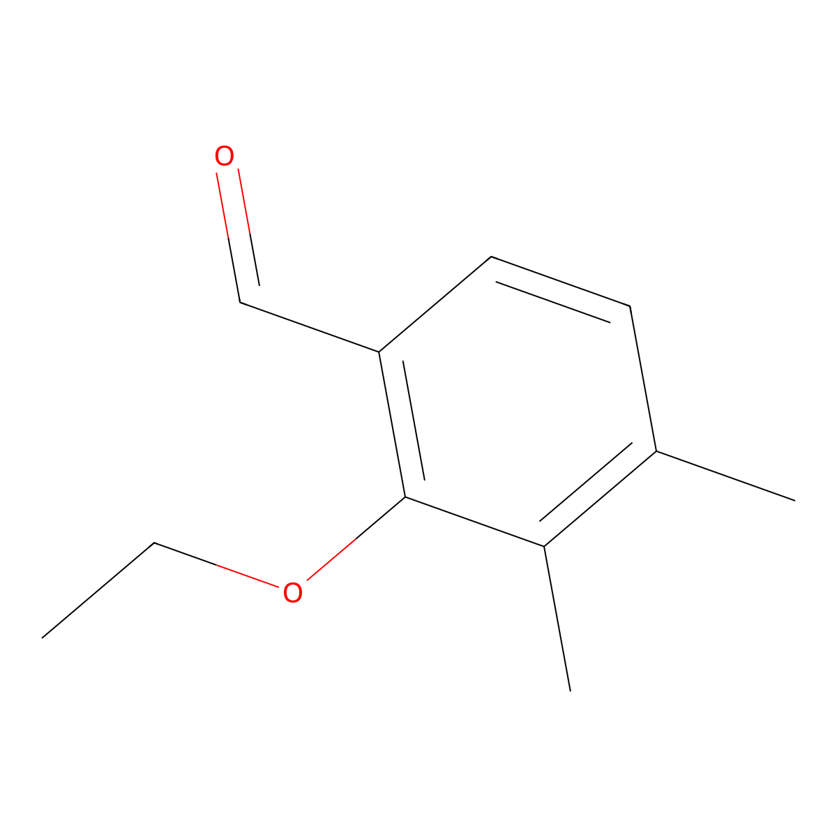 2-Ethoxy-3,4-dimethylbenzaldehyde molecular structure, CAS 1427023-98-0