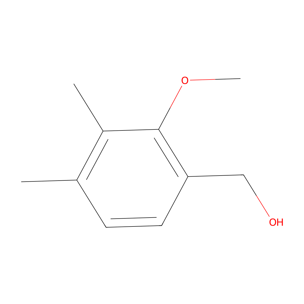 (2-Methoxy-3,4-dimethylphenyl)methanol molecular structure, CAS 1427024-52-9