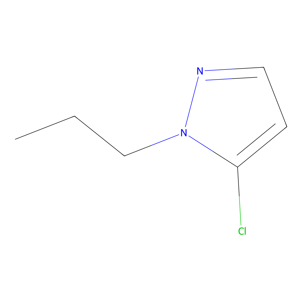 5-Chloro-1-propyl-1H-pyrazole molecular structure, CAS 1427024-63-2