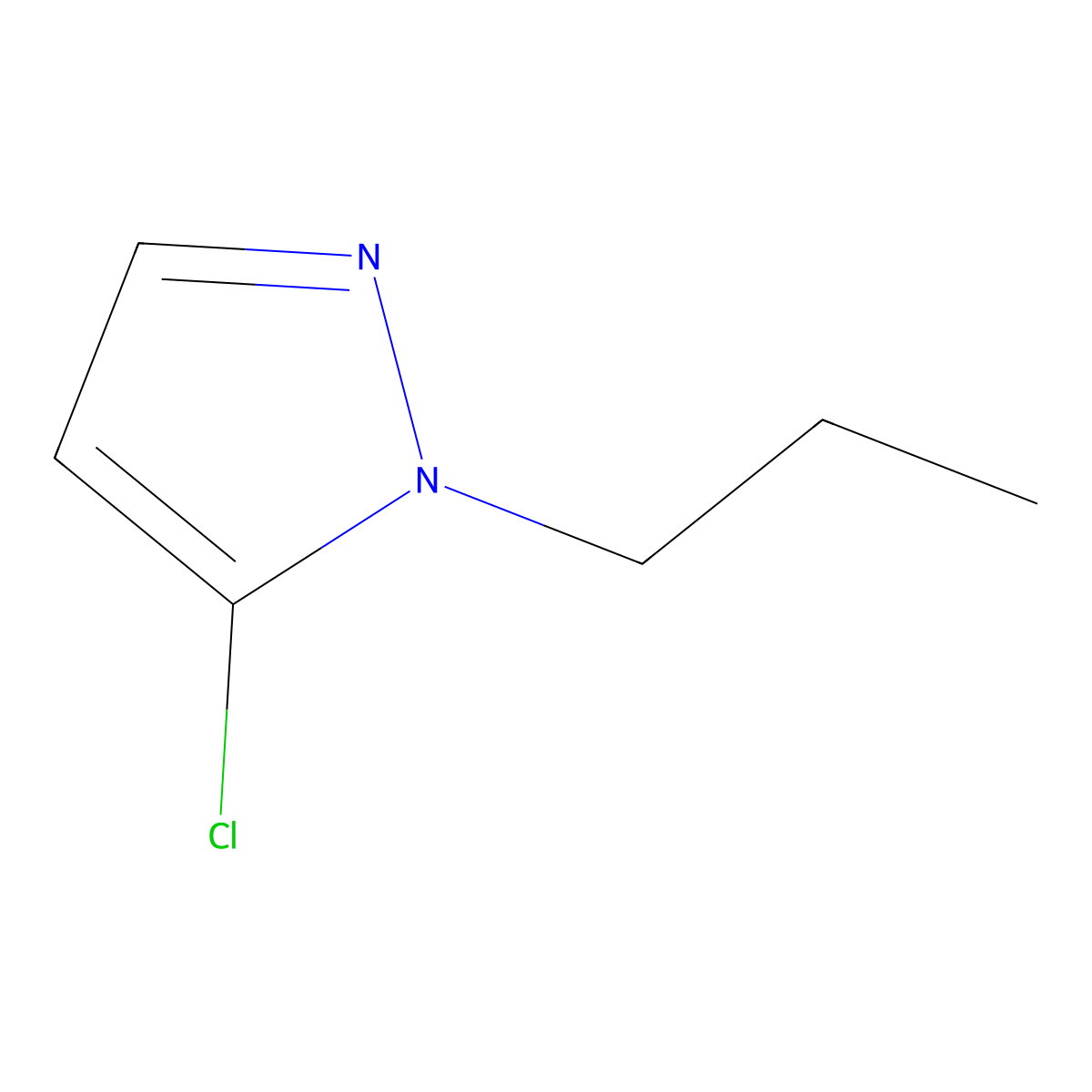 5-Chloro-1-propyl-1H-pyrazole molecular structure, CAS 1427024-63-2