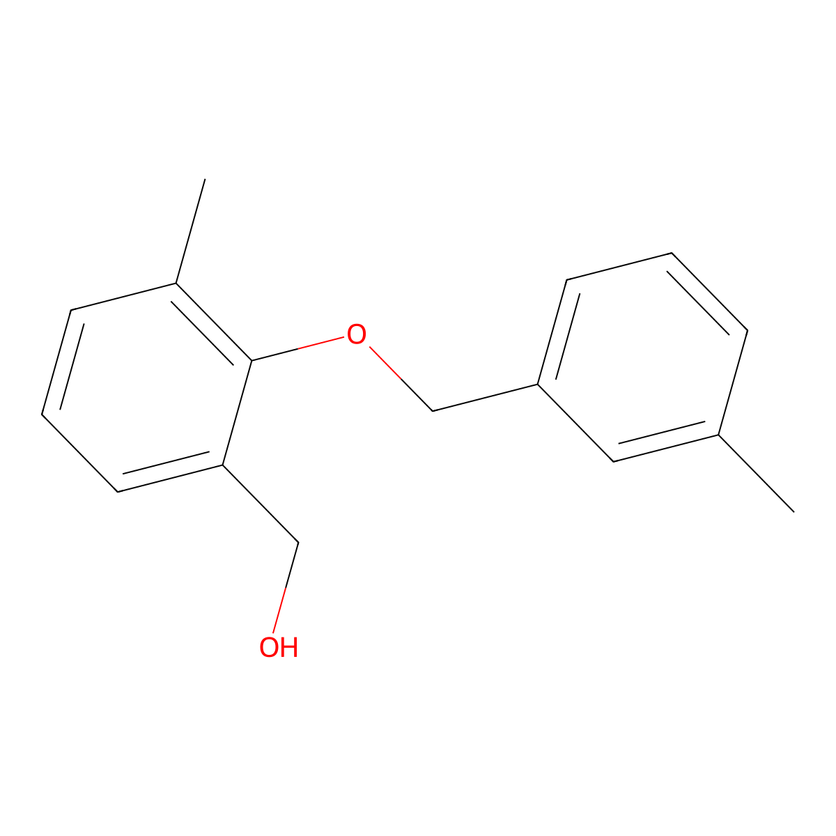 [3-Methyl-2-(3-methyl-benzyloxy)-phenyl]-methanol molecular structure, CAS 1427024-99-4