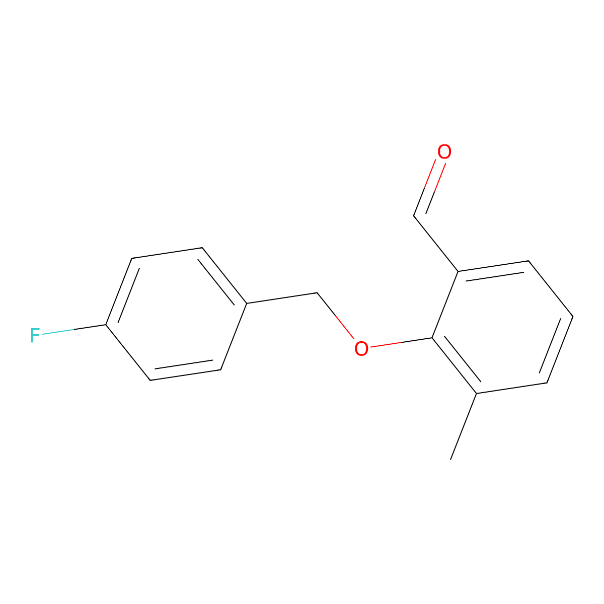 2-((4-Fluorobenzyl)oxy)-3-methylbenzaldehyde molecular structure, CAS 1427027-23-3