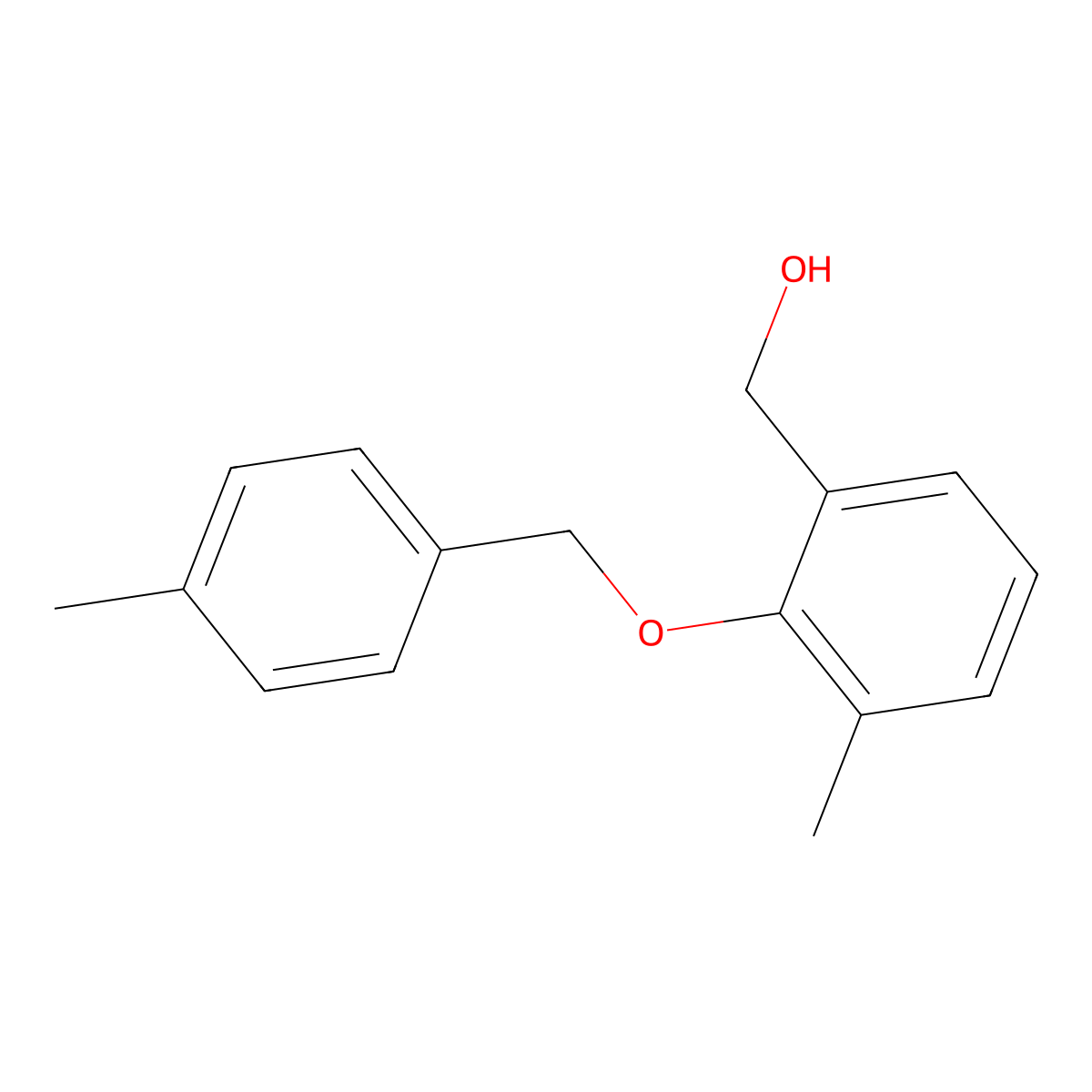 3-Methyl-2-[(4-methylphenyl)methoxy]benzenemethanol molecular structure, CAS 1427027-31-3