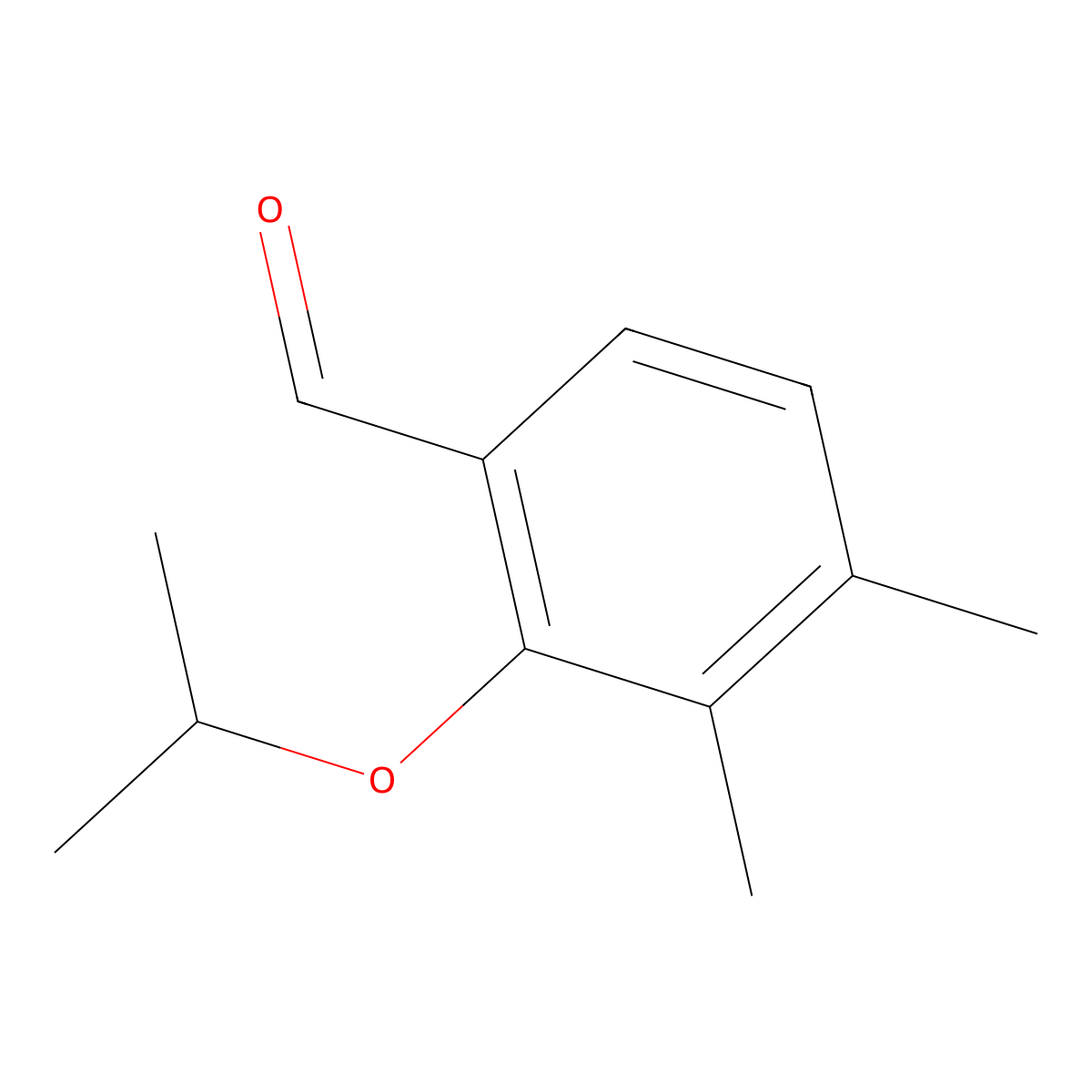 2-Isopropoxy-3,4-dimethylbenzaldehyde molecular structure, CAS 1427027-86-8