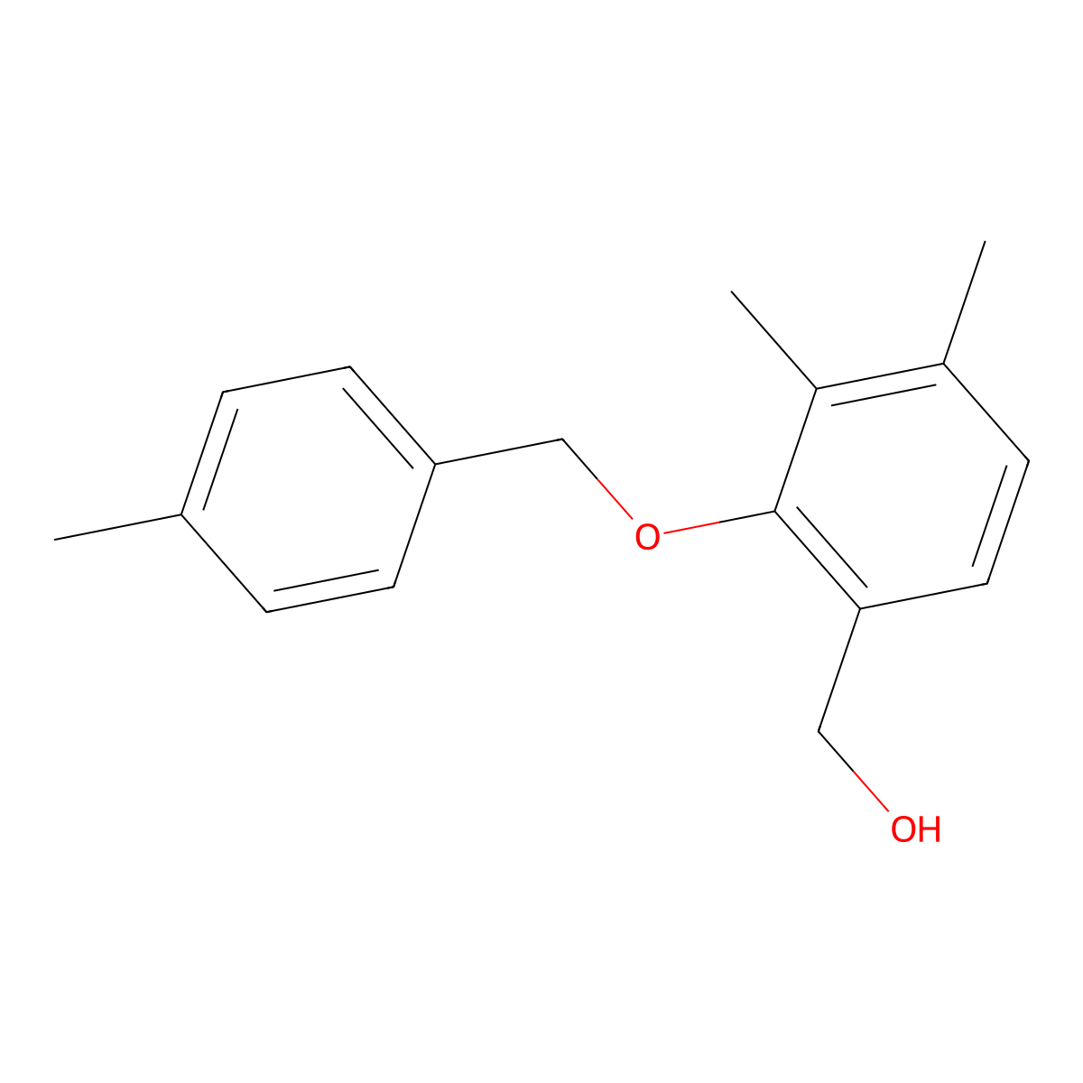 [3,4-Dimethyl-2-(4-methyl-benzyloxy)-phenyl]-methanol molecular structure, CAS 1427028-08-7