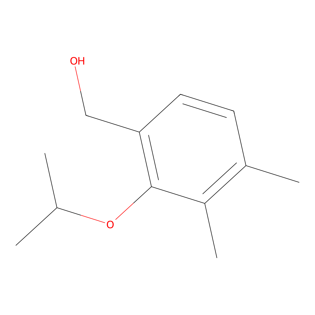 (2-Isopropoxy-3,4-dimethylphenyl)methanol molecular structure, CAS 1427028-09-8
