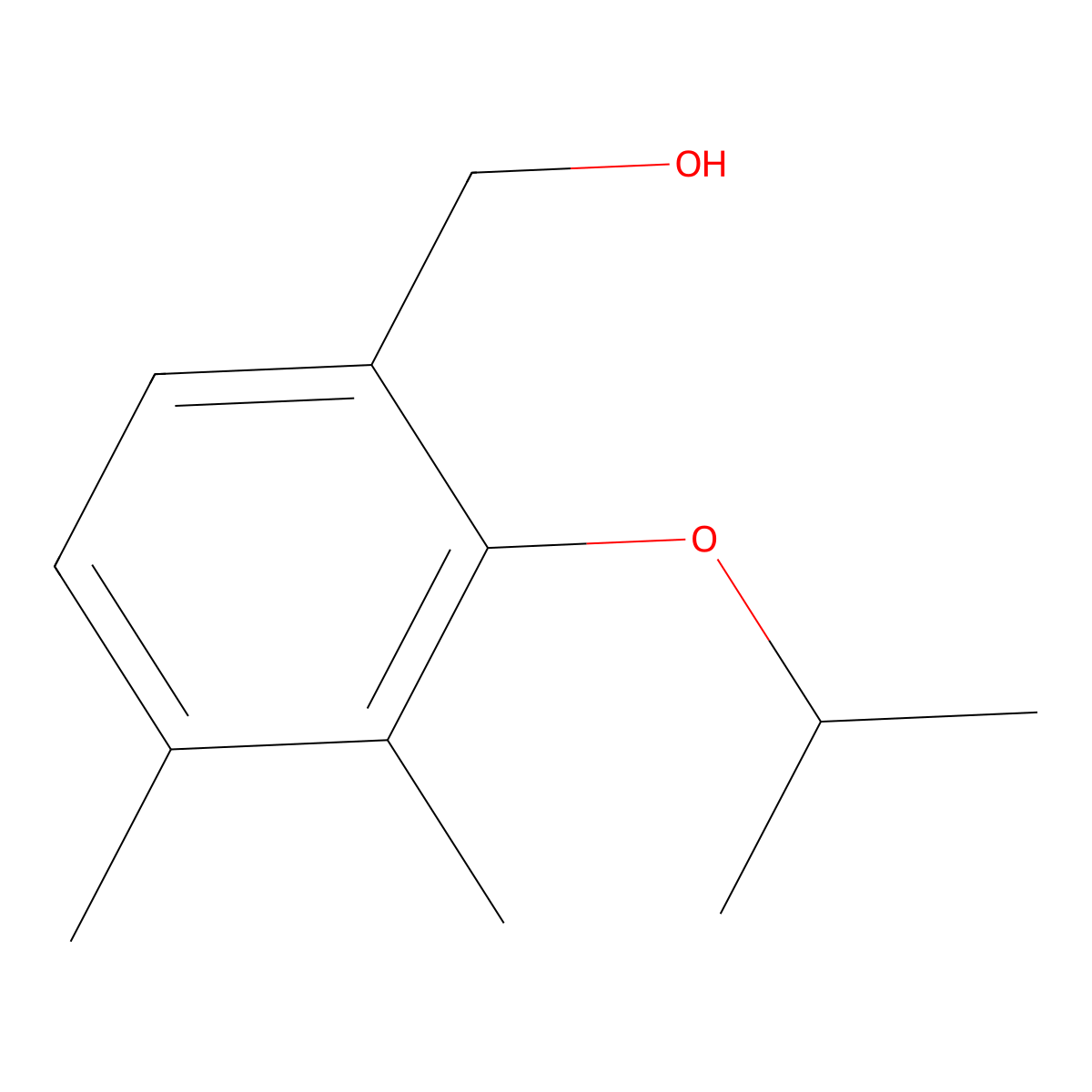 (2-Isopropoxy-3,4-dimethylphenyl)methanol molecular structure, CAS 1427028-09-8