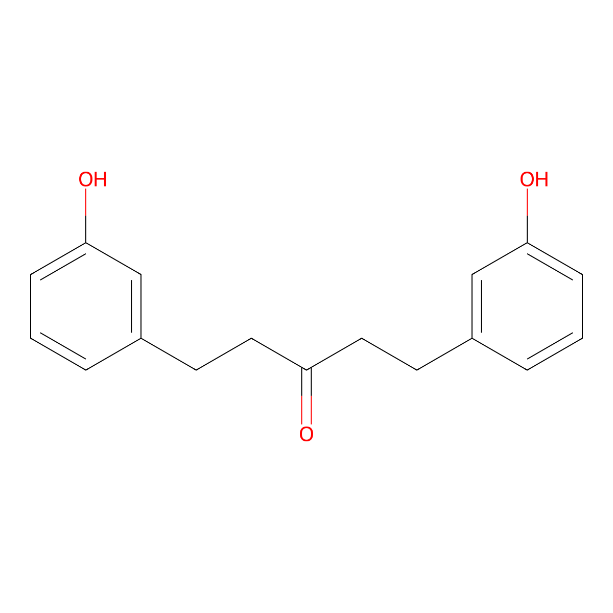 1,5-Bis(3-hydroxyphenyl)pentan-3-one molecular structure, CAS 1427054-08-7