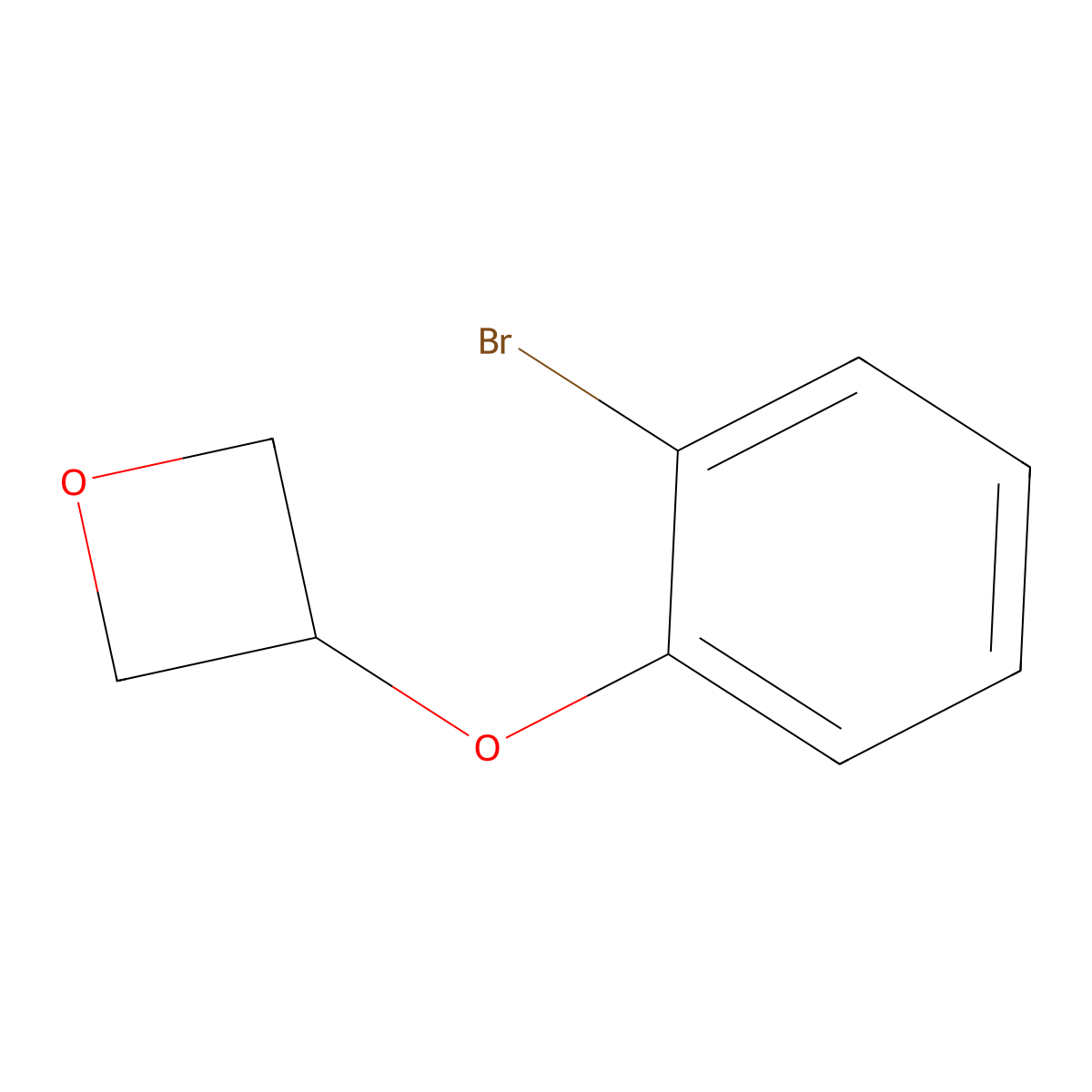 3-(2-Bromophenoxy)oxetane molecular structure, CAS 1427079-98-8