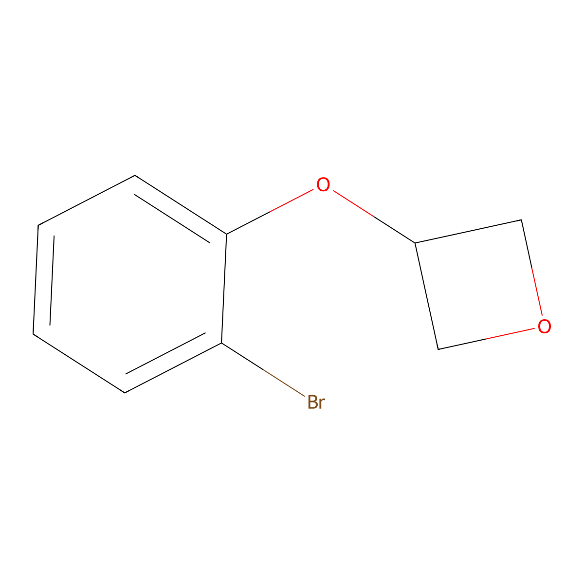 3-(2-Bromophenoxy)oxetane molecular structure, CAS 1427079-98-8