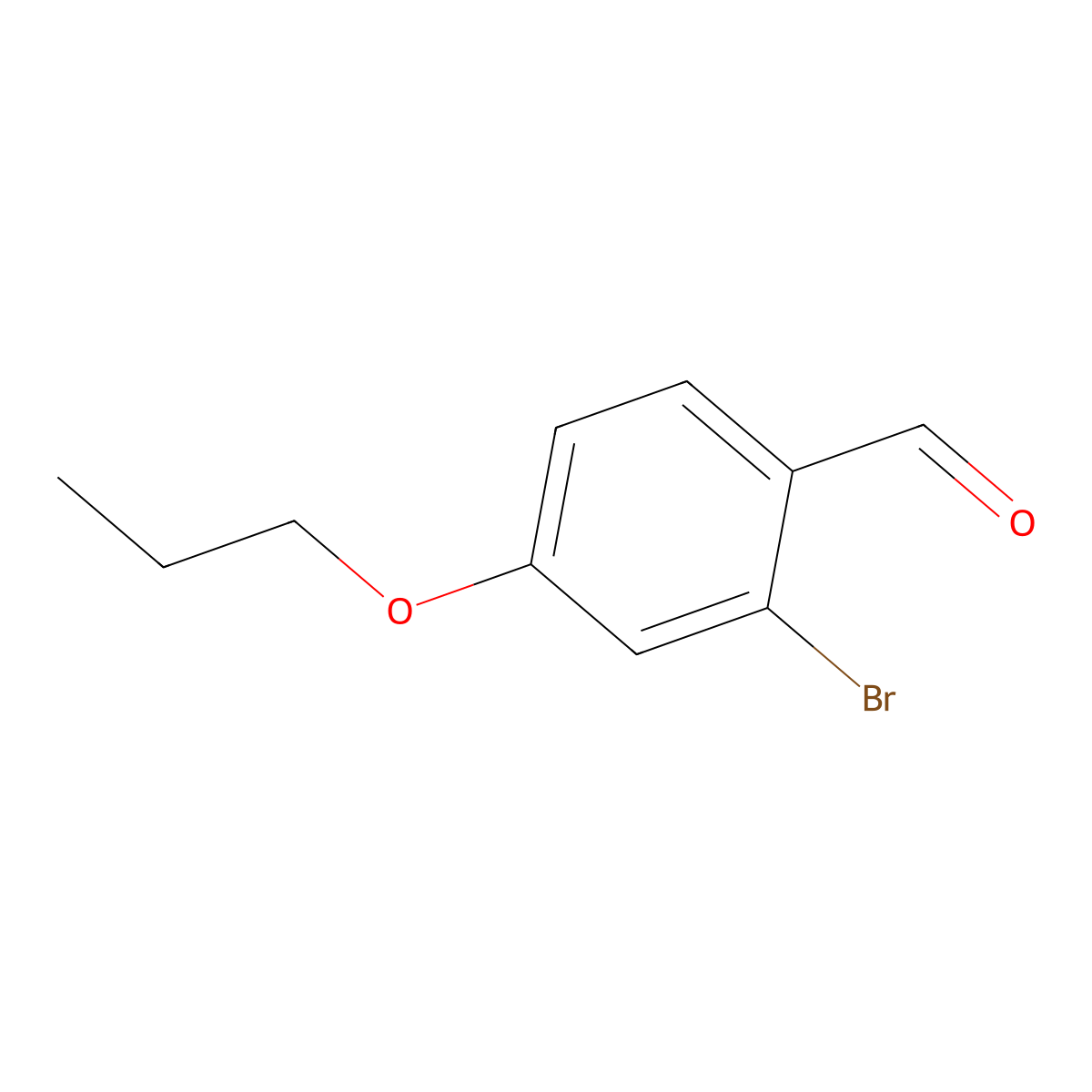 2-Bromo-4-propoxybenzaldehyde molecular structure, CAS 1427080-55-4