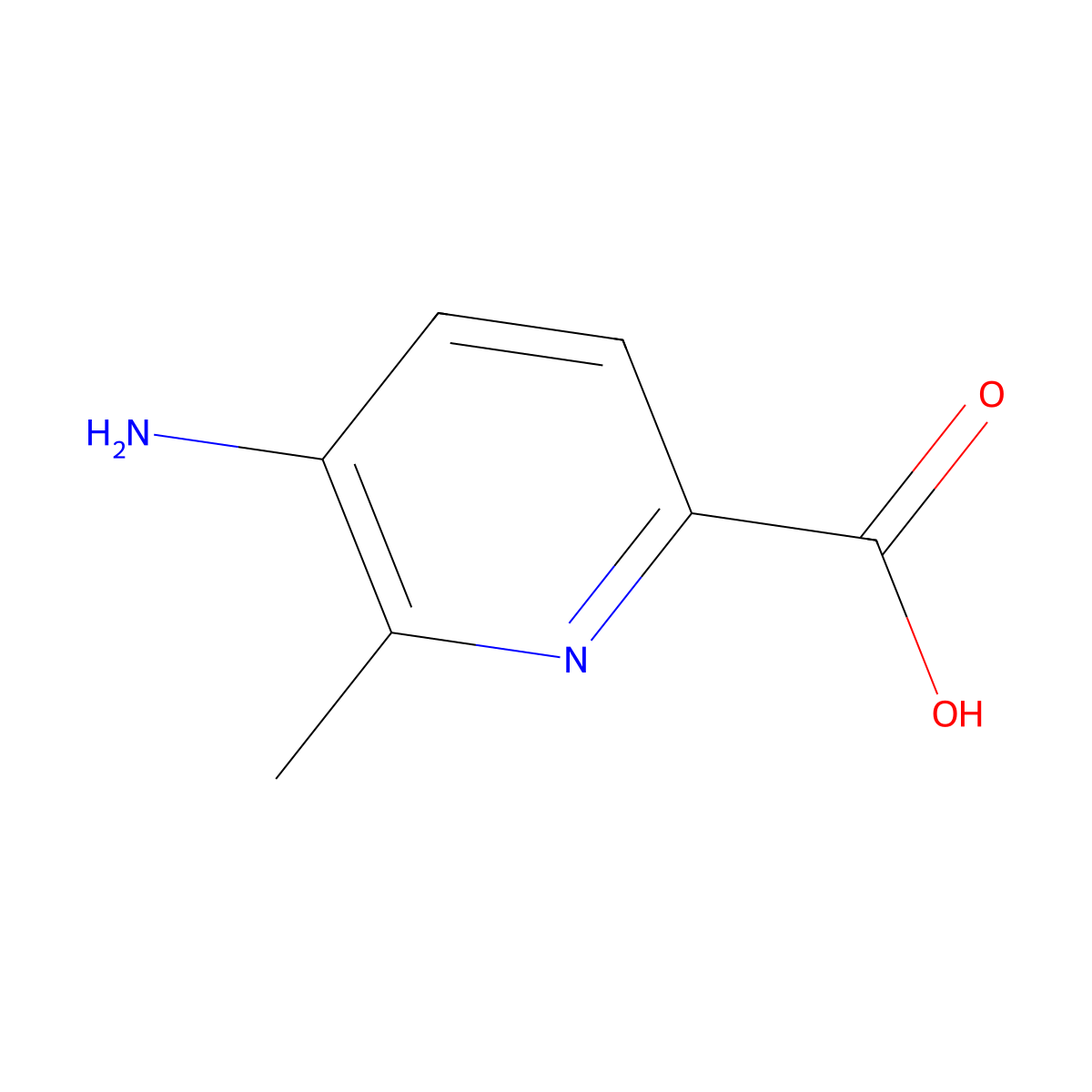 5-Amino-6-methylpicolinic acid molecular structure, CAS 1427083-45-1