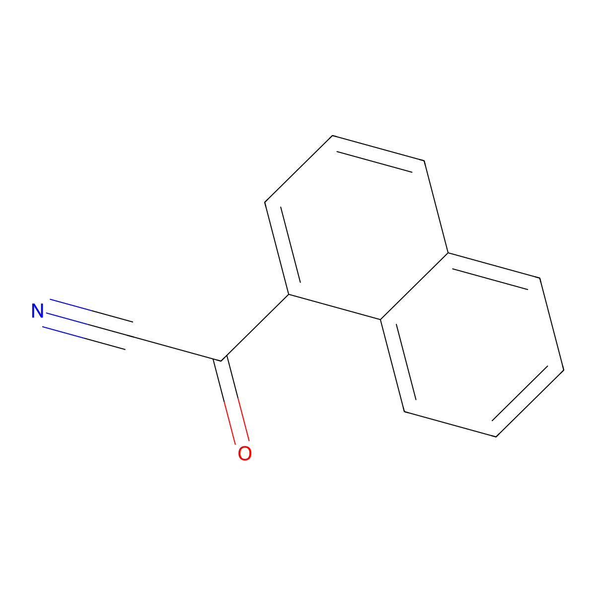 1-Naphthoyl Cyanide molecular structure, CAS 14271-86-4