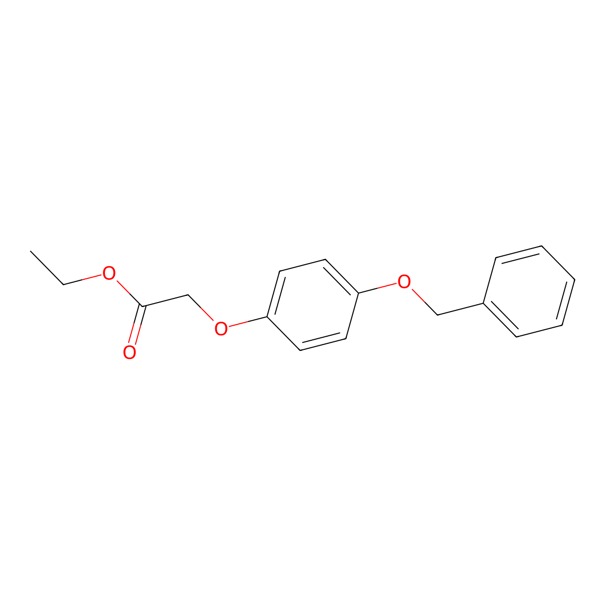 Ethyl [4-(Benzyloxy)phenoxy]acetate molecular structure, CAS 142717-44-0