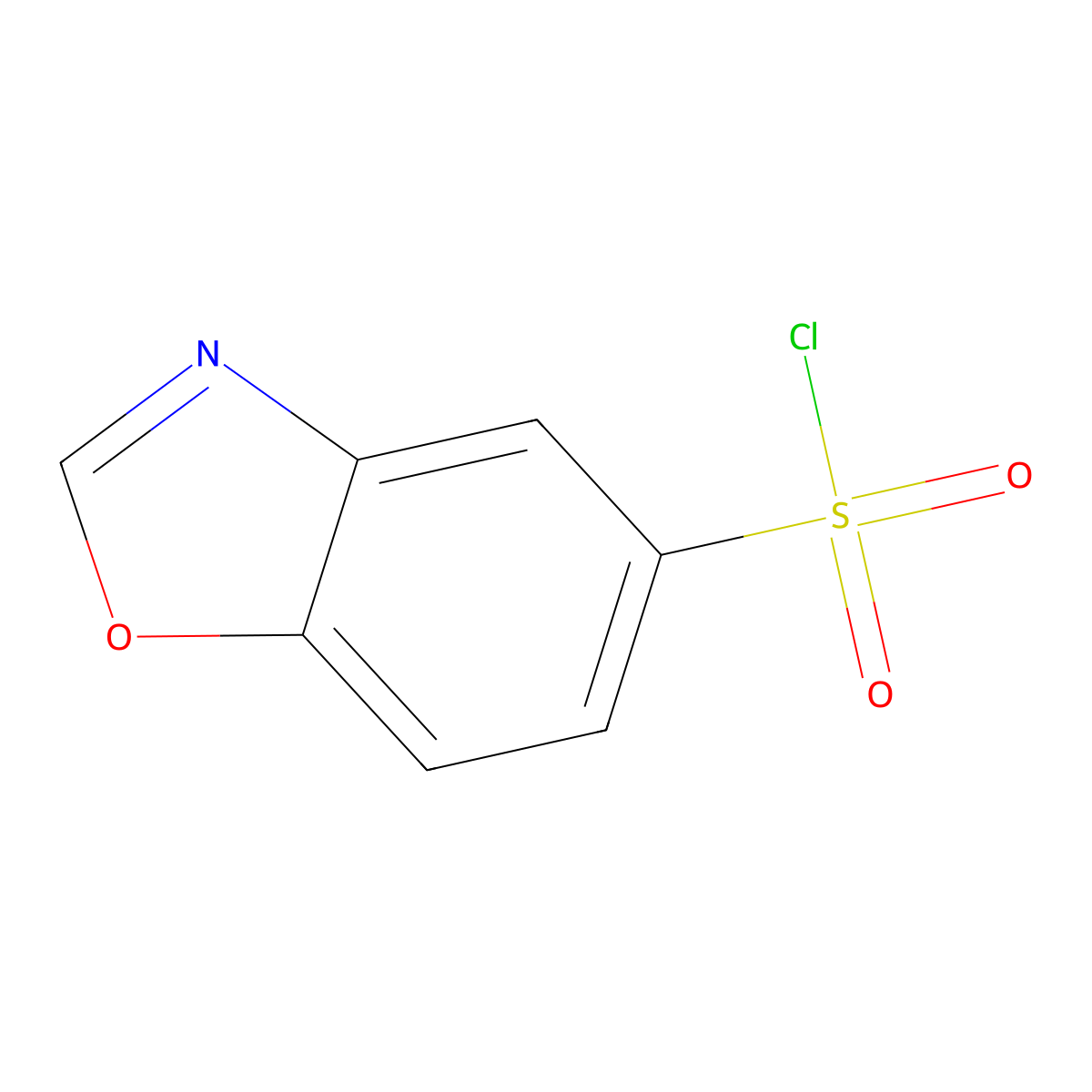 1,3-Benzoxazole-5-sulfonyl chloride molecular structure, CAS 1427173-25-8