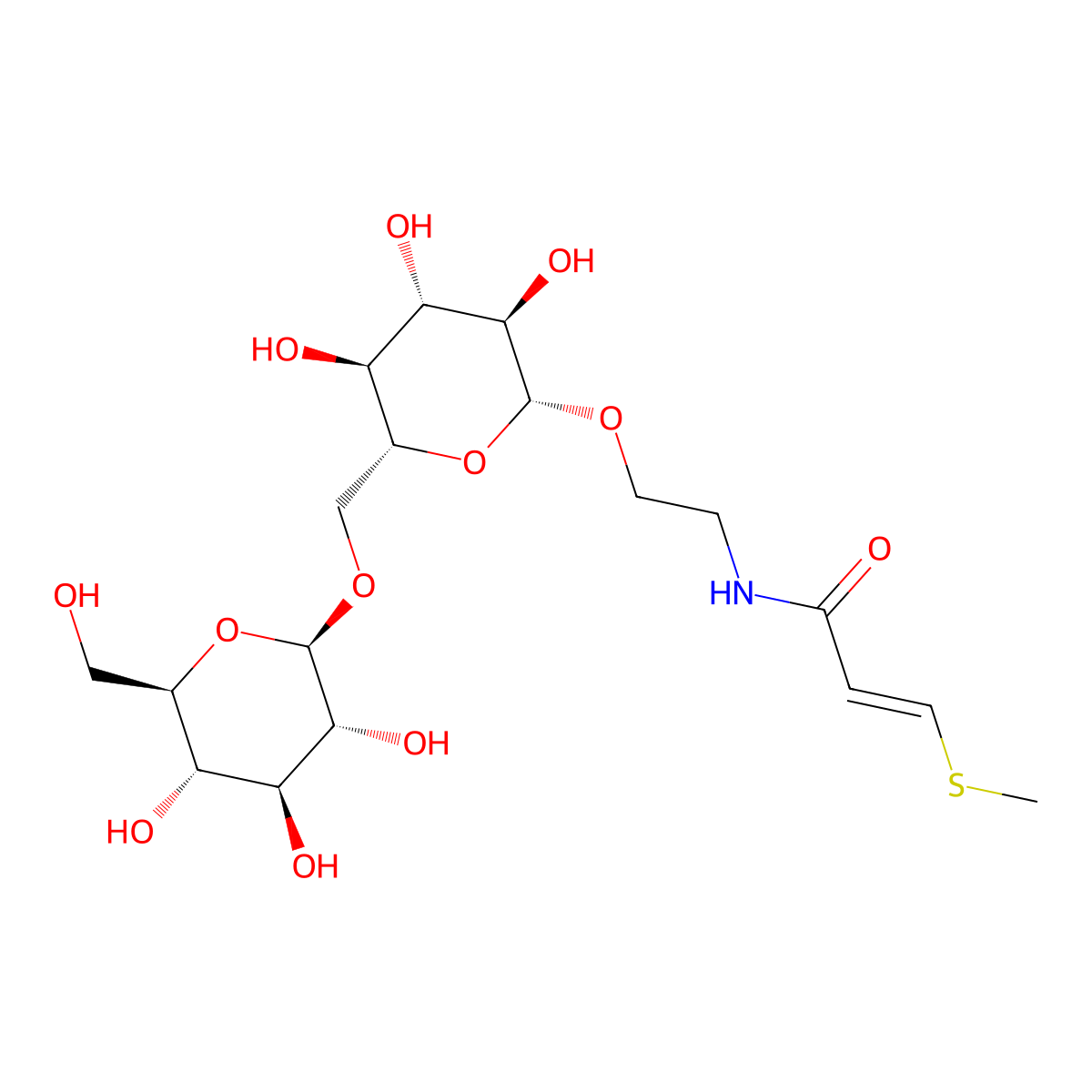 EntadamideA2'-O-(6''-O-beta-D-glucopyranosyl)-beta-D-glucopyranoside molecular structure, CAS 1427191-48-7