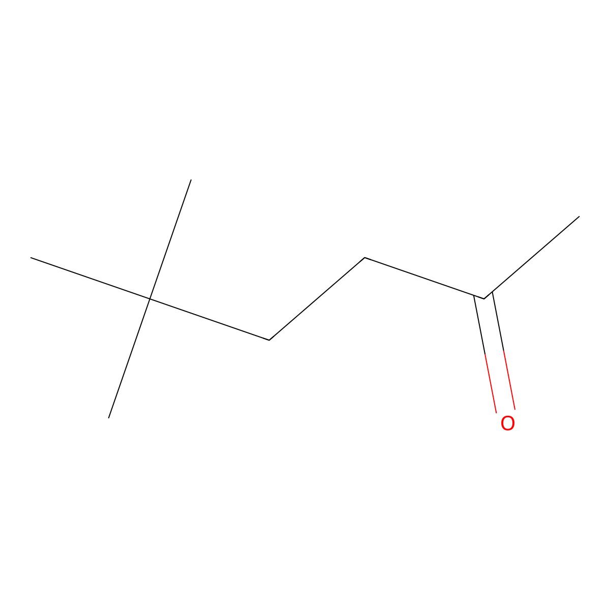 5,5-Dimethylhexan-2-one molecular structure, CAS 14272-73-2