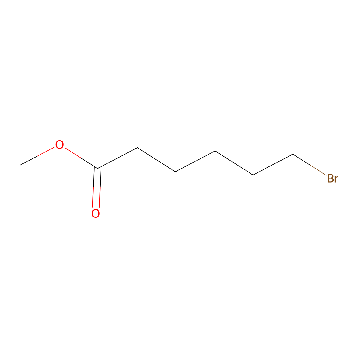 Methyl 6-Bromohexanoate molecular structure, CAS 14273-90-6