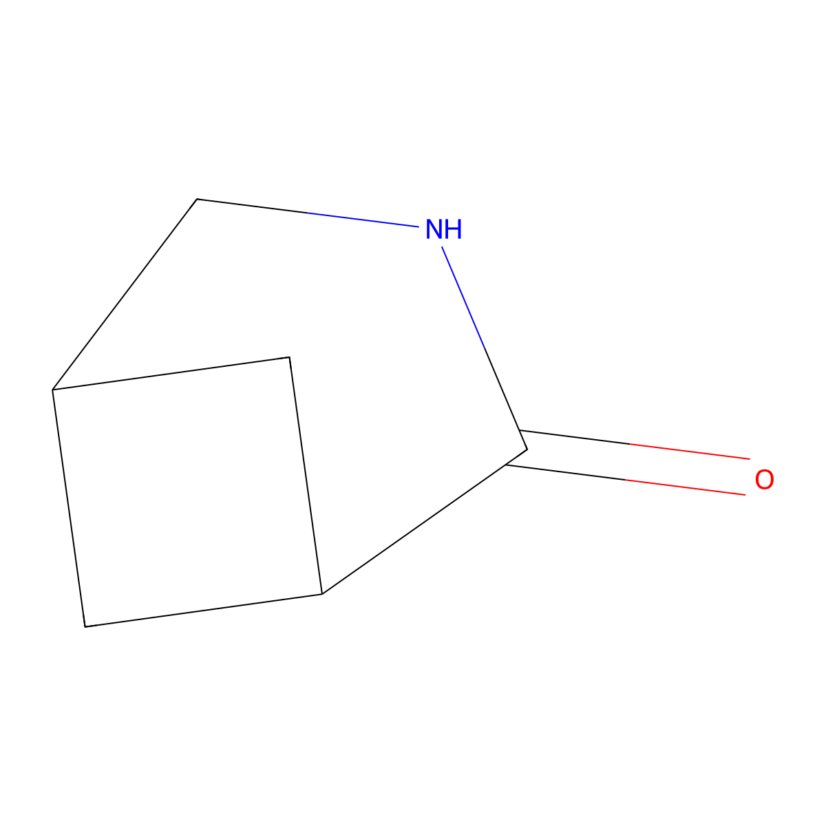 3-Azabicyclo[3.1.1]heptan-2-one molecular structure, CAS 1427319-44-5