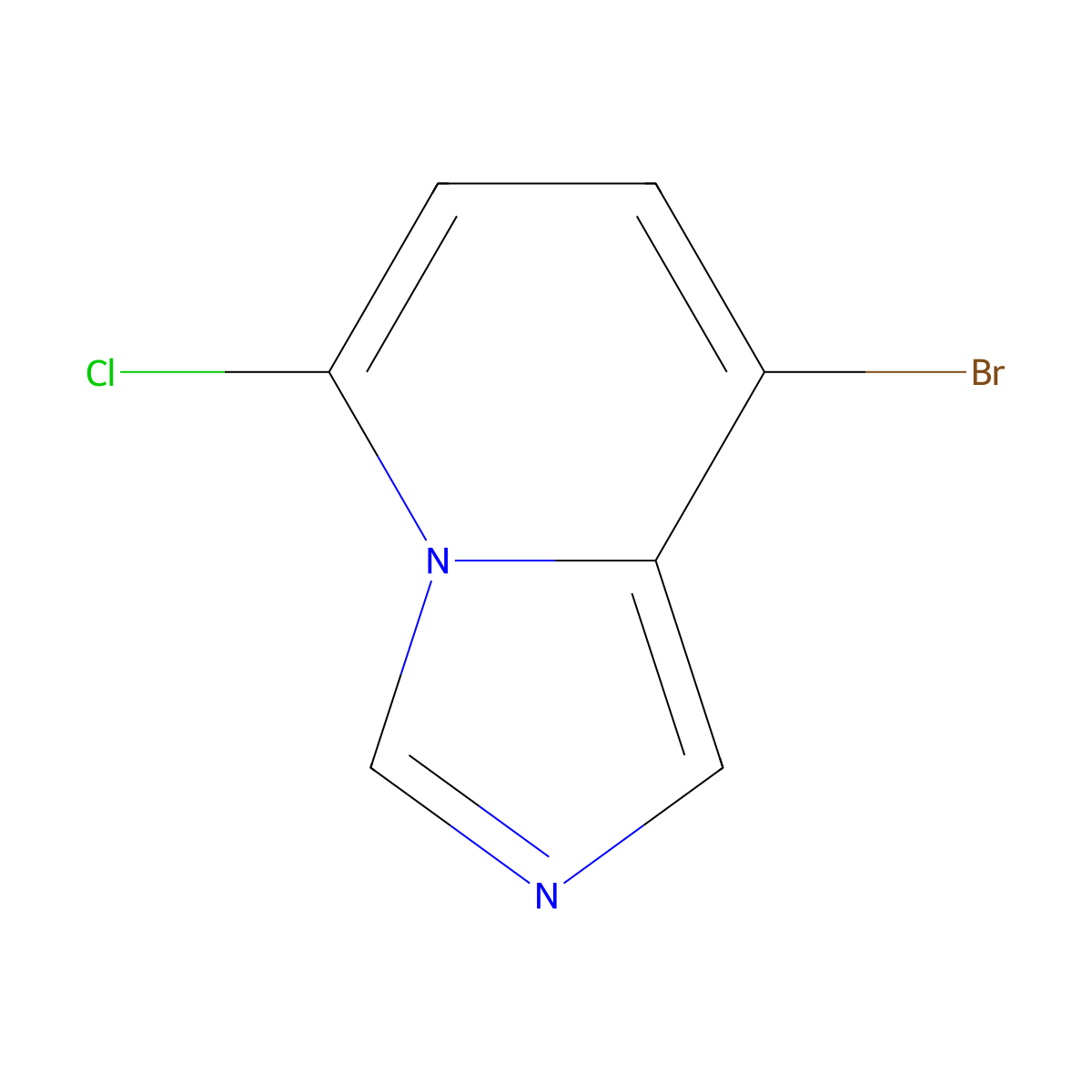 8-Bromo-5-chloroimidazo[1,5-a]pyridine molecular structure, CAS 1427324-31-9