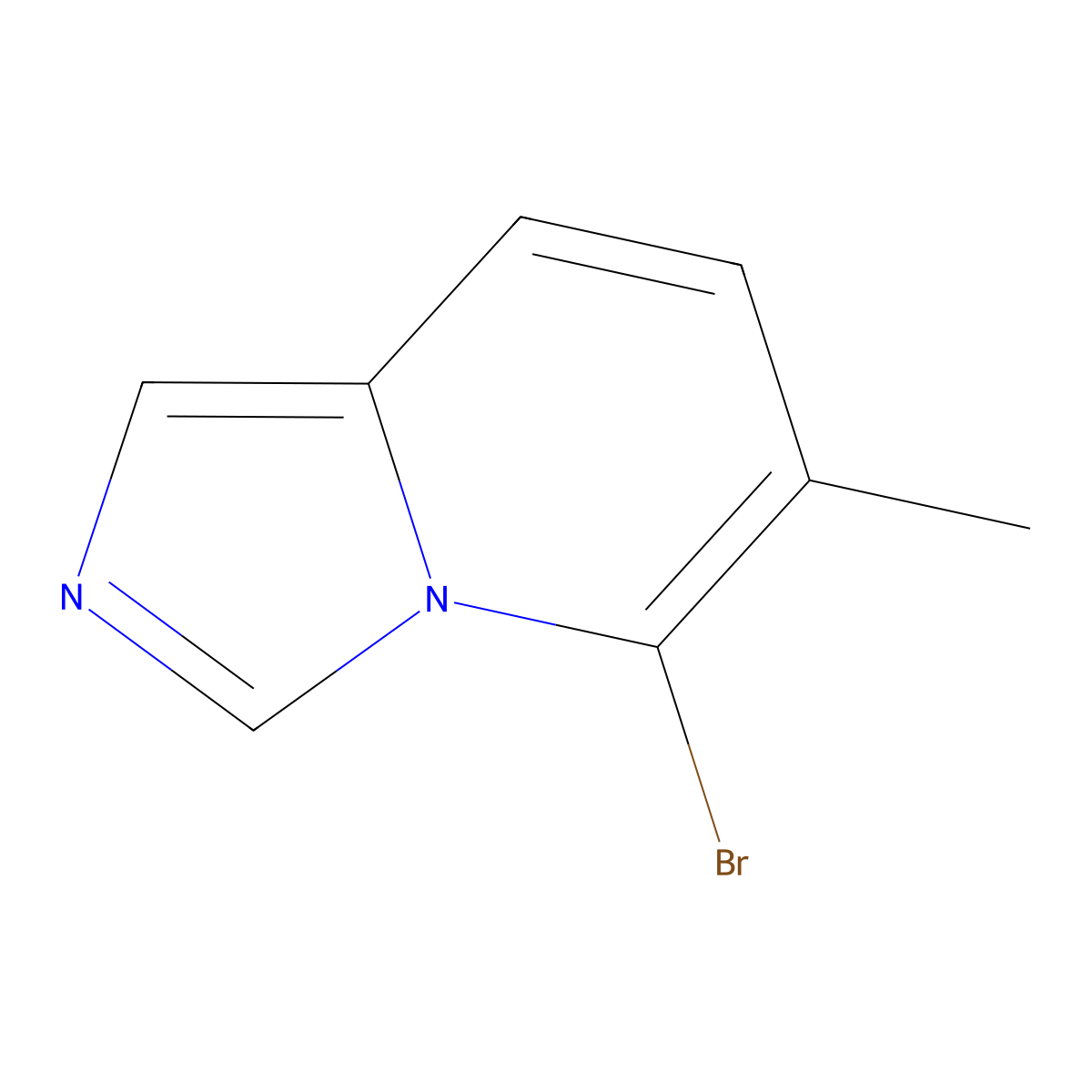 5-Bromo-6-methyl-imidazo[1,5-a]pyridine molecular structure, CAS 1427326-76-8